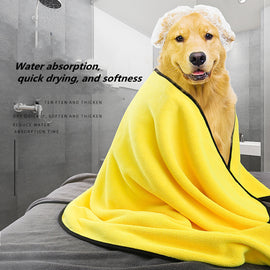 Dog Towels For Drying Dogs Drying Towel Dog Bath Towel, Quick-drying Pet Dog And Cat Towels